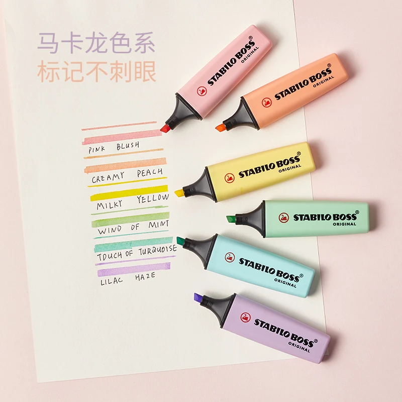 Stabilo Marker Boss - Surligneur Macarons Stabilo BOSS allemand, grande