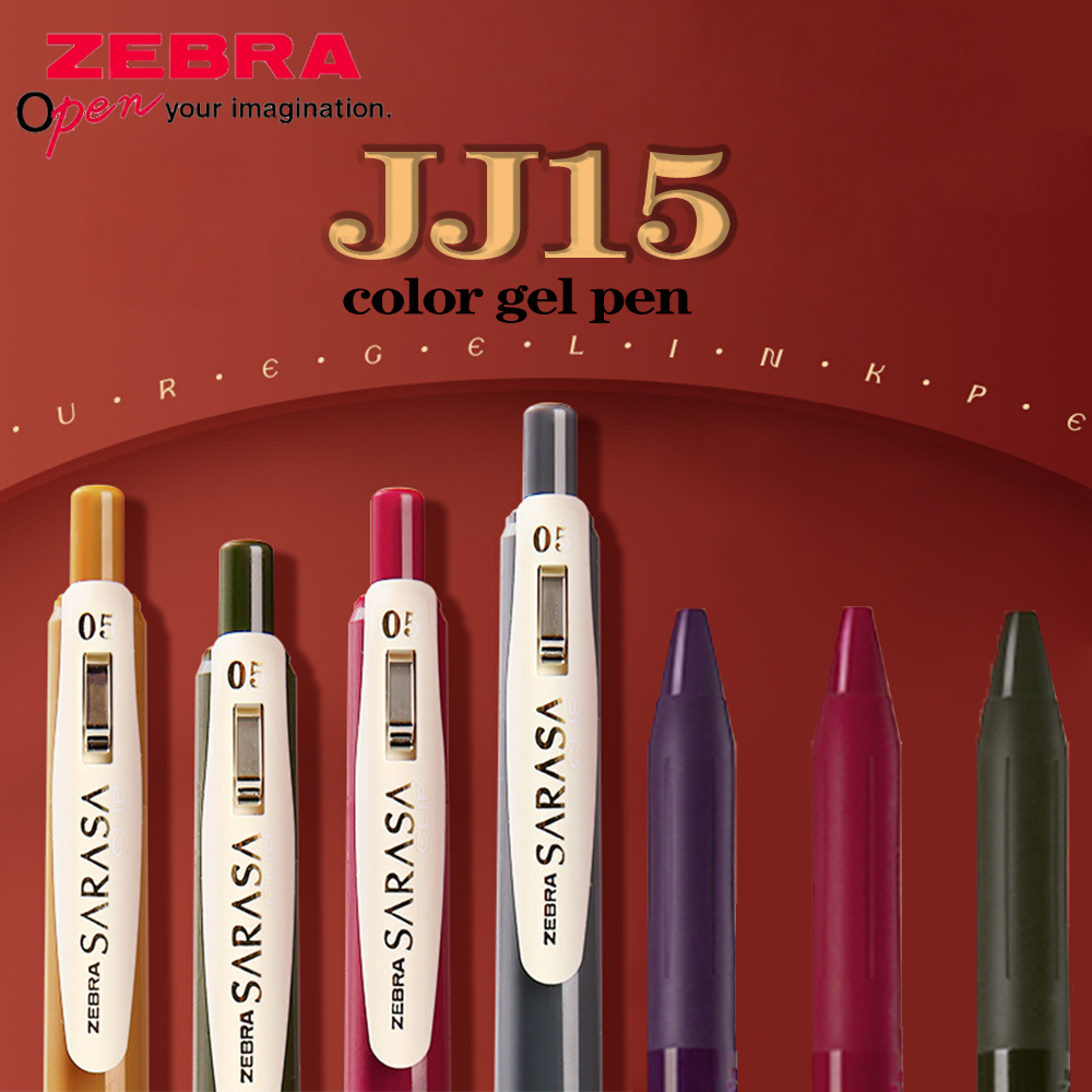 Zebra Pen Sarasa - Stylos à Gel zèbre japonais JJ15,