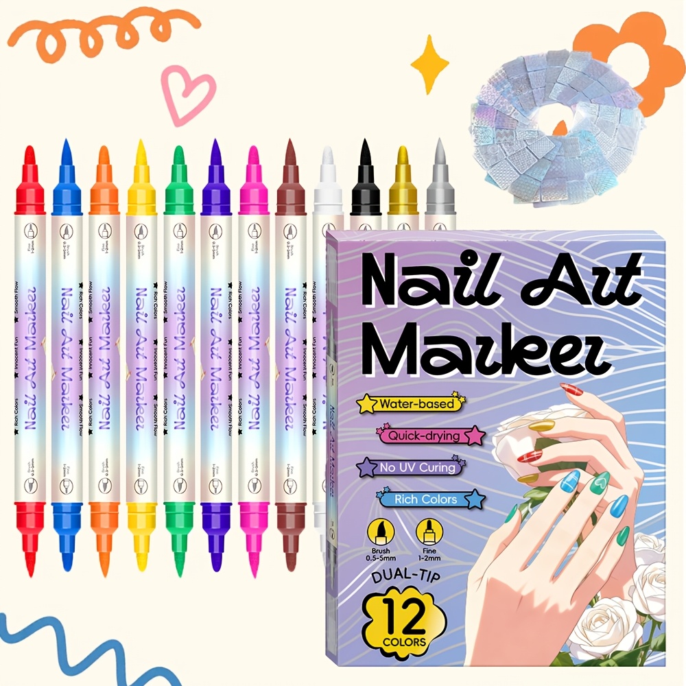 Copic Marker Sketch - Ensemble de 12 stylos pour nail