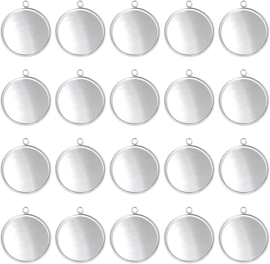20 pièces en acier inoxydable  - Resin Crafts avis et prix