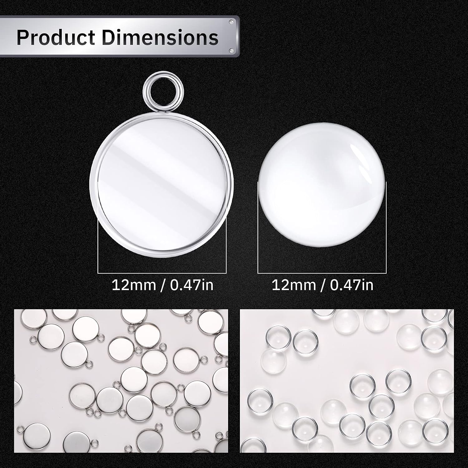 20 pièces en acier inoxydable  - Resin Crafts avis et prix