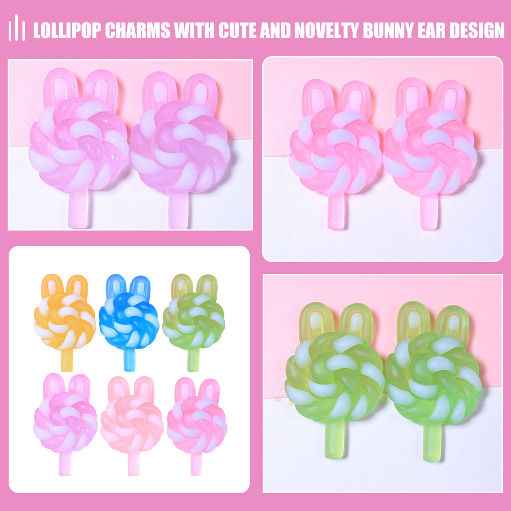 24 Breloques Sucettes Mignonne - Resin Craft Material avis et prix