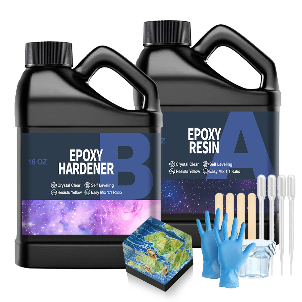 Kit de résine époxy transparen - Resin Jewelry Kit avis et prix