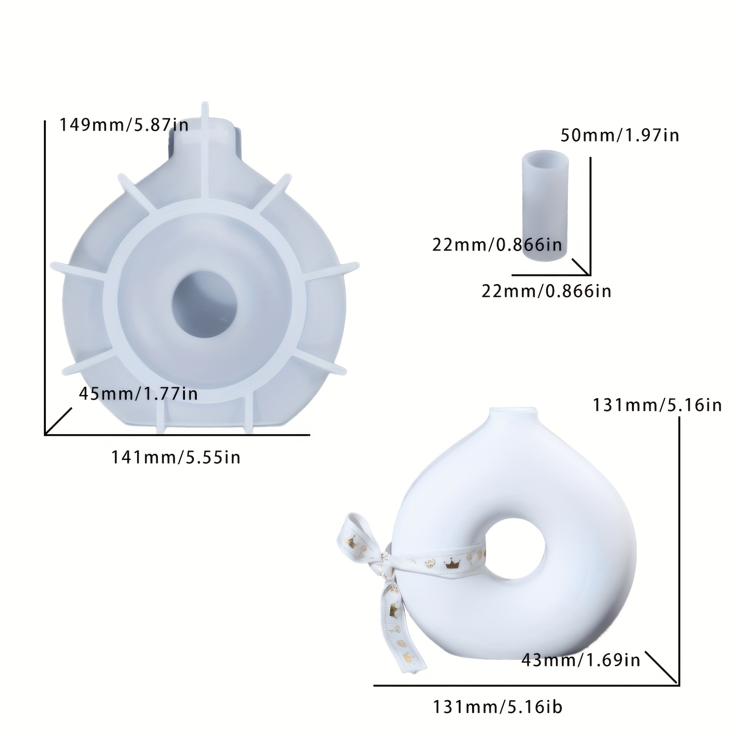 1 bricolage Vase rond Silicone - Resin Craft Material avis et prix