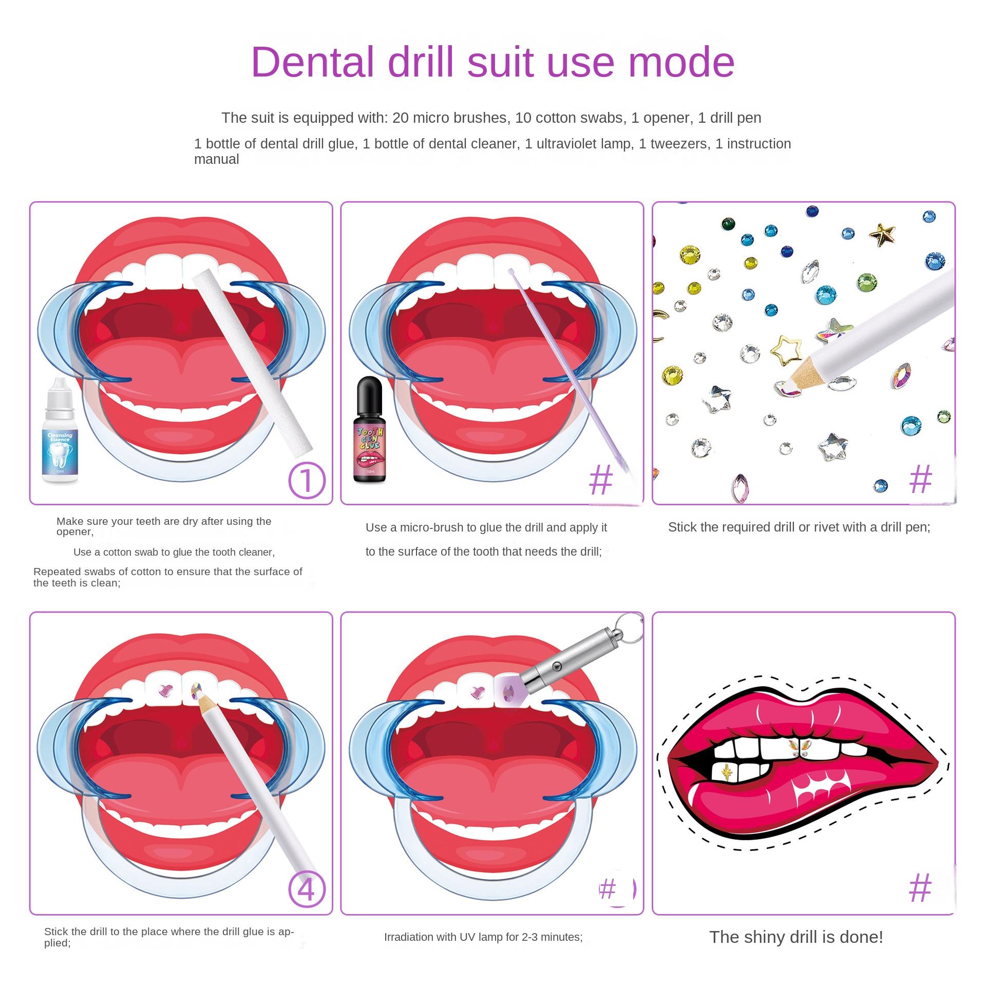 Kit de Décoration Dentaire DIY - Resin Jewelry Kit avis et prix