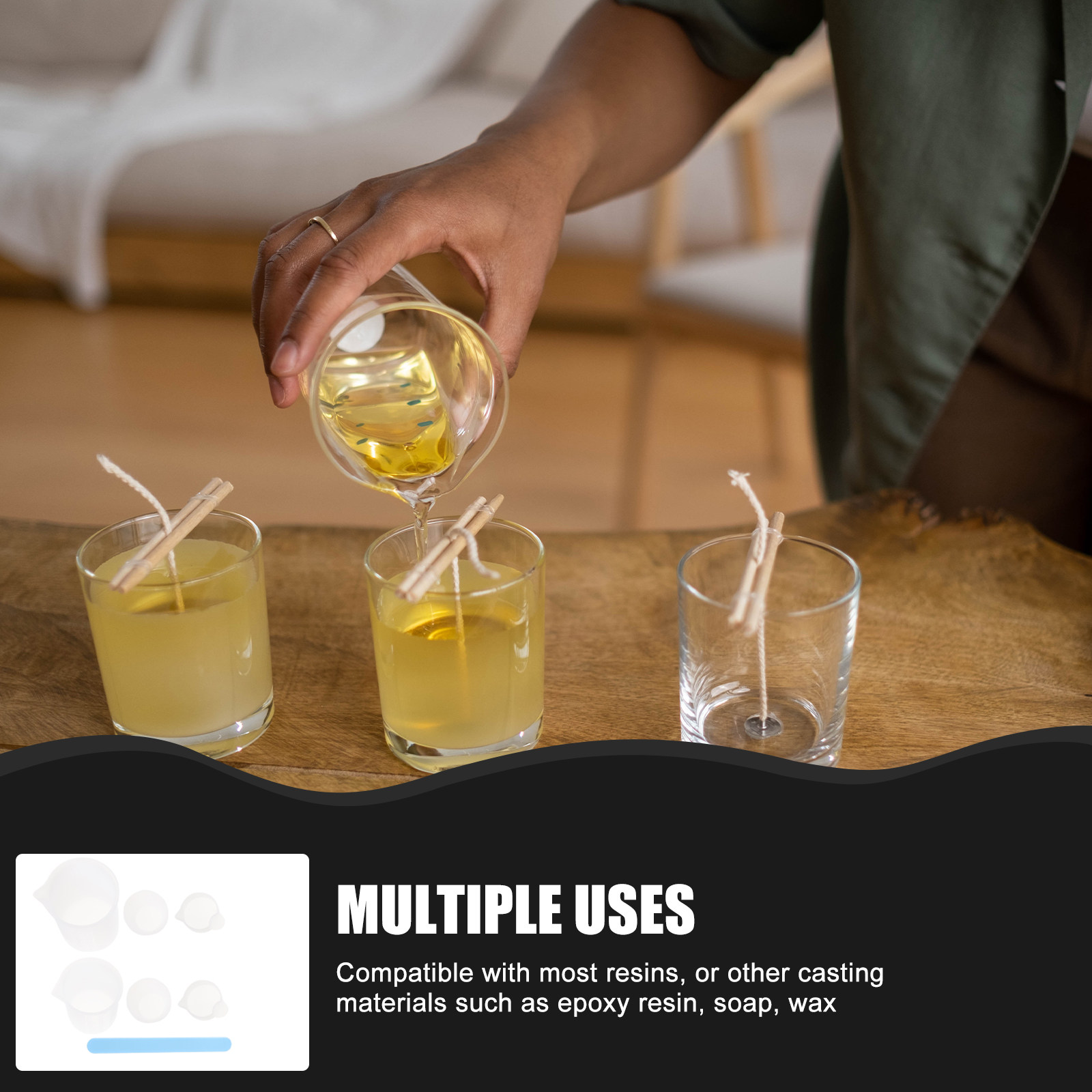 Kit d'outils de mélange et de  - Mixing Cup Silicone avis et prix