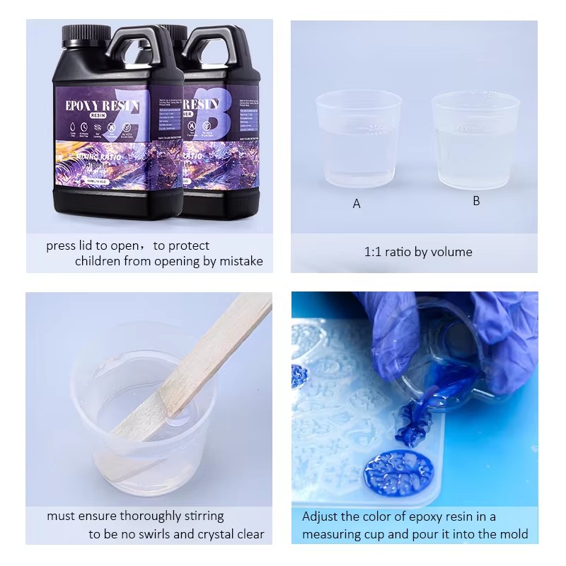 Kit de résine époxy 1:1 Easy M - Epoxy Uv Resin Kit avis et prix