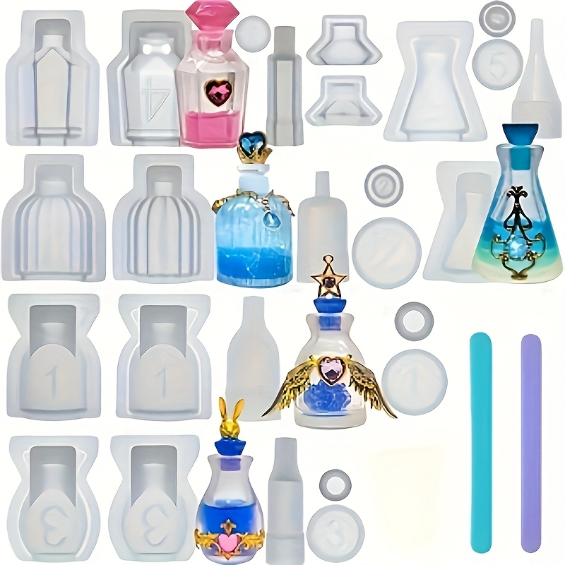 Un ensemble de 5 moules en sil - Resin Jewelry Kit avis et prix