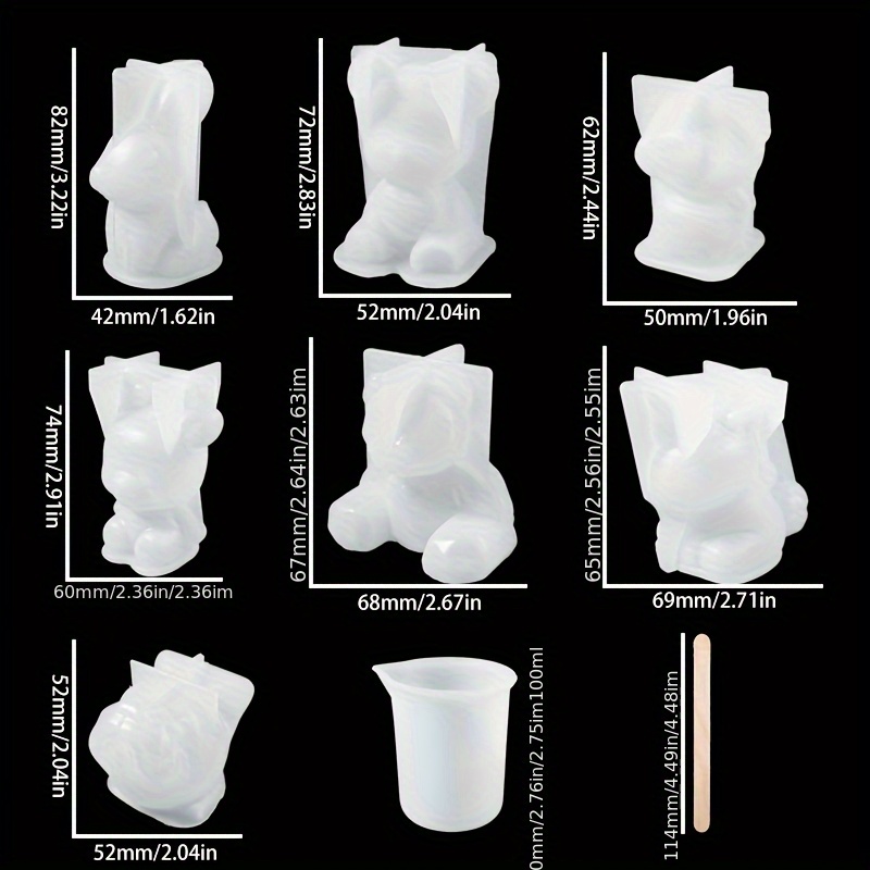 Ensemble de 19 moules en résin - Resin Jewelry Kit avis et prix
