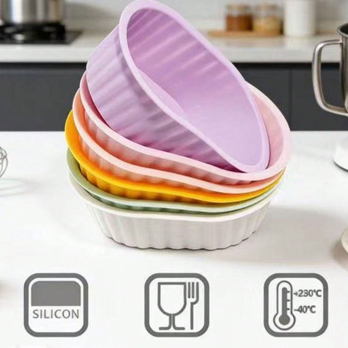 Moule à gâteau en silicone, pe - Mixing Cup Silicone avis et prix