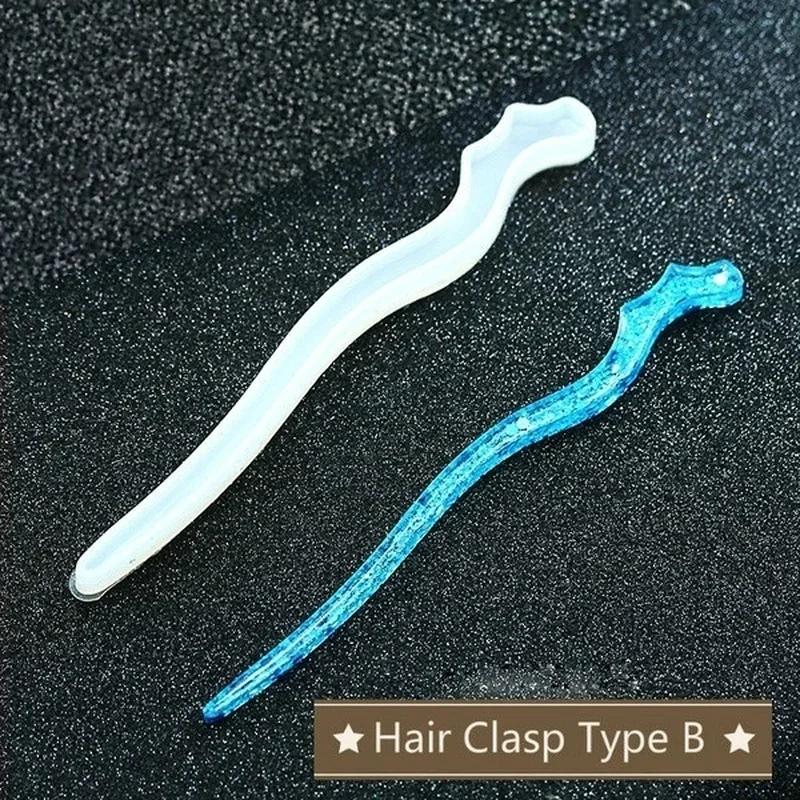 Épingle à cheveux transparente - Resin Craft Material avis et prix