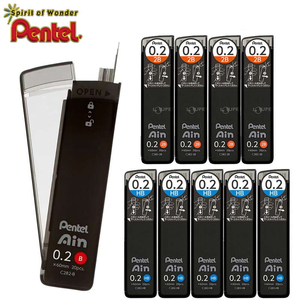 3 boîtes de mines Pentel C282  - Pentel Pen Energel avis et prix