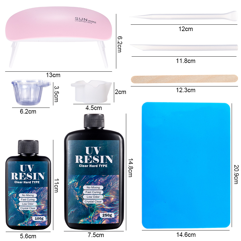 Résine UV transparente 100g/25 - Epoxy Uv Resin Kit avis et prix